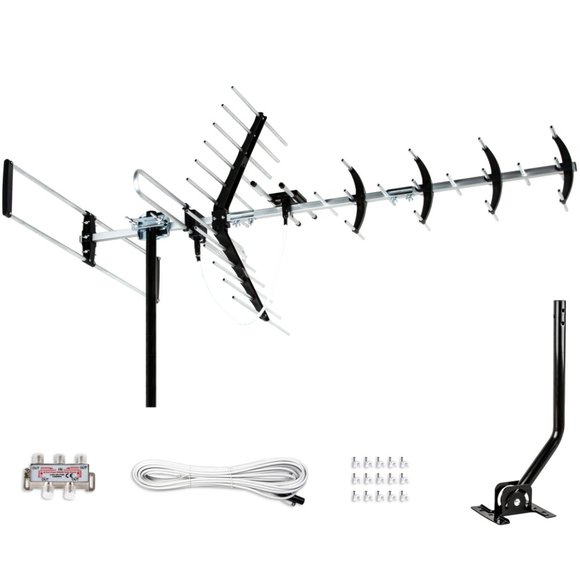 Digital OTA Antenna with Installation Kit & J Mount for 4K 1080P VHF UHF - Picture 1 of 7